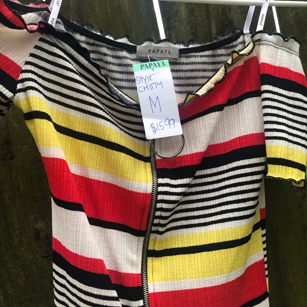 Off the shoulders top